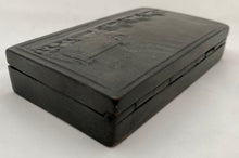 1840 Paris Funeral Procession of Napoleon Bonaparte Pressed Horn Snuff Box.