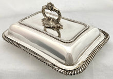 Victorian Silver Plated Entree Dish & Cover. A B Savory & Sons, London circa 1840 - 1860.