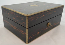 An Asprey & Son Victorian Coromandel Dressing Case, circa 1870.