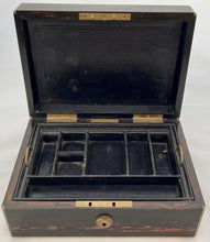 An Asprey & Son Victorian Coromandel Dressing Case, circa 1870.