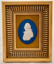 Admiral Lord Nelson Framed Wedgwood Jasperware Plaque.
