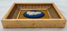Admiral Lord Nelson Framed Wedgwood Jasperware Plaque.