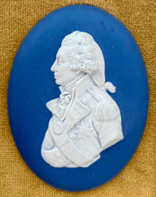 Admiral Lord Nelson Framed Wedgwood Jasperware Plaque.
