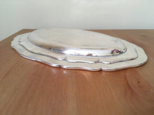 Early Victorian silver platter by Mortimer and Hunt, London 1841.  24 troy ounces