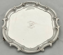 19th Century St Helena Regiment Silver Plated Salver.