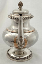 Late Georgian Old Sheffield Plate Pedestal Teapot, circa 1825.