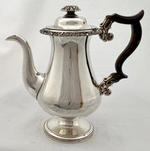 Late Georgian Old Sheffield Plate Coffee Pot, circa 1825.
