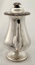 Late Georgian Old Sheffield Plate Coffee Pot, circa 1825.