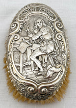 Georgian, George III, Pair of Silver Mounted Brushes. London 1809 & 1811