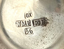 Pair of Art Deco WMF Silver Plated & Glass Vases.