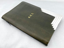 Art Deco Silver Mounted Blotting Wallet. London 1928 Asprey & Co. Ltd.