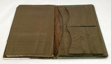 Art Deco Silver Mounted Blotting Wallet. London 1928 Asprey & Co. Ltd.