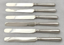 Georgian, George III, Silver Dessert Knives & Forks for Six. London 1809 Moses Brent.