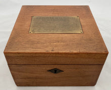 Cased Pair of Binoculars Presented by the French Naval & Colonies Minister to Capain MacNoah of the "Lockett" for Rescuing the Crew of the "Georges Auger" in 1880.