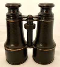 Cased Pair of Binoculars Presented by the French Naval & Colonies Minister to Capain MacNoah of the "Lockett" for Rescuing the Crew of the "Georges Auger" in 1880.