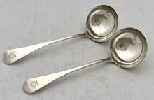 Georgian, George III, Pair of Silver Sauce Ladles. London 1798 Richard Crossley. 3.2 troy ounces.