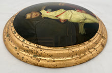 A Pair of Large Oval Portrait Plaques of Napoleon Bonaparte in Military Uniform.