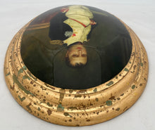 A Pair of Large Oval Portrait Plaques of Napoleon Bonaparte in Military Uniform.