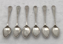 Georgian, George III, Six Silver Teaspoons. London 1793 Solomon Hougham. 2 troy ounces.