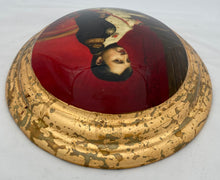A Pair of Large Oval Portrait Plaques of Napoleon Bonaparte in Military Uniform.