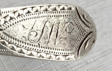 Georgian, George III, Six Silver Teaspoons. London 1793 Solomon Hougham. 2 troy ounces.