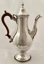 Georgian, George III, Silver Coffee Pot. Newcastle 1788 John Mitchison. 28 troy ounces.