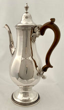 Georgian, George III, Silver Coffee Pot. Newcastle 1788 John Mitchison. 28 troy ounces.
