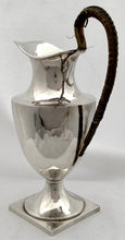 19th Century Silver Plated Shield Shape Ewer.