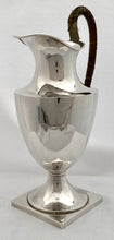 19th Century Silver Plated Shield Shape Ewer.
