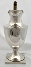 19th Century Silver Plated Shield Shape Ewer.