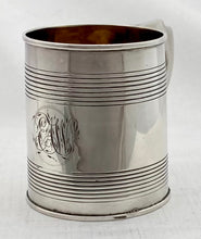 Georgian, George III, Silver Christening Mug. London 1801 John Denziloe. 4 troy ounces.