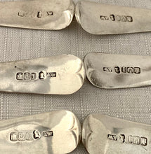 Georgian, George III, Six Scottish Silver Teaspoons. Edinburgh 1817 Andrew Wilkie. 2.7 troy ounces.