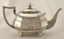 Georgian, George III, Silver Tea Set. London 1817/20 Thomas Wallis II & Jonathan Hayne. 36.9 troy ounces.