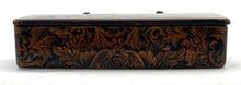 A Napoleon Bonaparte Penwork Snuff Box, circa 1830.