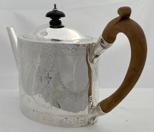 Georgian, George III, Silver Teapot. London 1789 George Burrows I. 12.2 troy ounces.