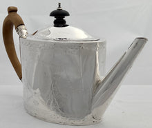 Georgian, George III, Silver Teapot. London 1789 George Burrows I. 12.2 troy ounces.