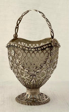 Georgian, George III, Silver Sugar Basket. London 1772 Christopher Makemeid. 3.7 troy ounces.