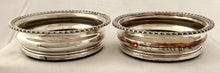 Georgian, George IV, Pair of Old Sheffield Plate Bottle Coasters, circa 1820