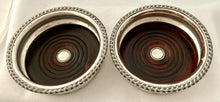 Georgian, George IV, Pair of Old Sheffield Plate Bottle Coasters, circa 1820