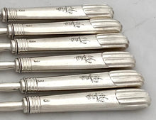 Georgian, George III, Mahogany Cased Crested Silver Dessert Service for Twelve. London 1809 Moses Brent.