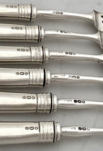 Georgian, George III, Mahogany Cased Crested Silver Dessert Service for Twelve. London 1809 Moses Brent.