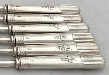 Georgian, George III, Mahogany Cased Crested Silver Dessert Service for Twelve. London 1809 Moses Brent.