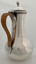 Georgian, George III, Silver Hot Water Jug. London 1761 Augustin Le Sage. 17.2 troy ounces.