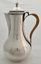 Georgian, George III, Silver Hot Water Jug. London 1761 Augustin Le Sage. 17.2 troy ounces.