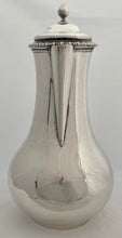 Georgian, George III, Silver Hot Water Jug. London 1761 Augustin Le Sage. 17.2 troy ounces.