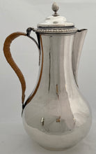 Georgian, George III, Silver Hot Water Jug. London 1761 Augustin Le Sage. 17.2 troy ounces.