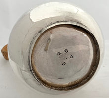 Georgian, George III, Silver Hot Water Jug. London 1761 Augustin Le Sage. 17.2 troy ounces.