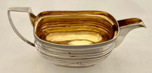 Georgian, George III, Silver Cream Boat. London circa 1808 James Barratt. 6.7 troy ounces.