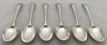 Georgian, George III, Six Silver Tablespoons. London 1783 John Lambe. 12.8 troy ounces.
