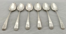 Georgian, George III, Six Silver Tablespoons. London 1783 John Lambe. 12.8 troy ounces.